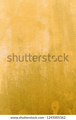 yellow paint texture on white background. wall
