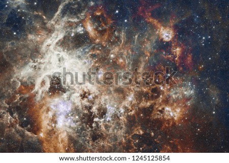 Nebulae an interstellar cloud of star dust. Elements of this image furnished by NASA