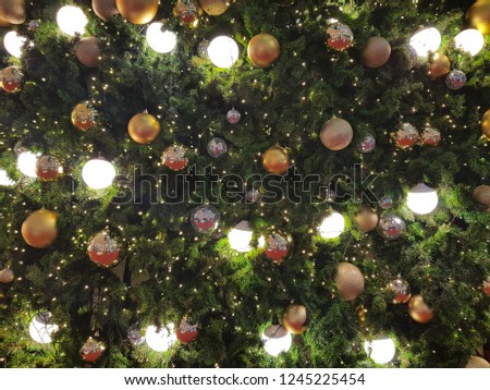 Christmas and Happy new years light bulb decorate for backgrounds