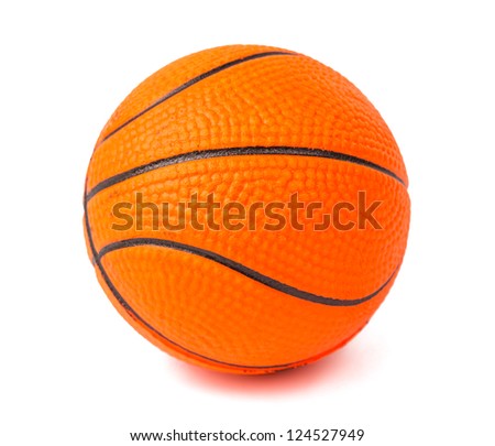 basketball ball on a white background