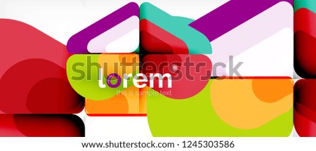 Geometric abstract background. Trendy abstract layout template for business or technology presentation or web brochure cover, wallpaper. Vector illustration