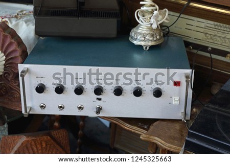Audio Music Power Amplifier Rack at Flea Market