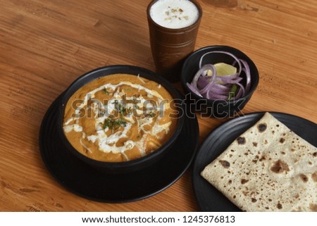 Delicious indian food for food photography concept