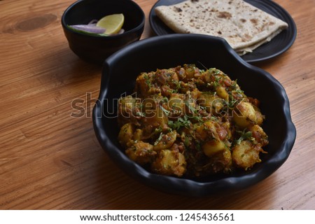 Delicious indian food for food photography concept