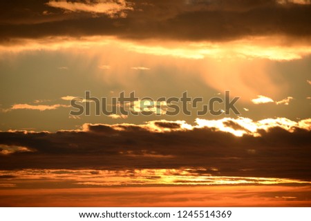 Sunrise at the Mediterranean Sea, Costa Blanca, Spain