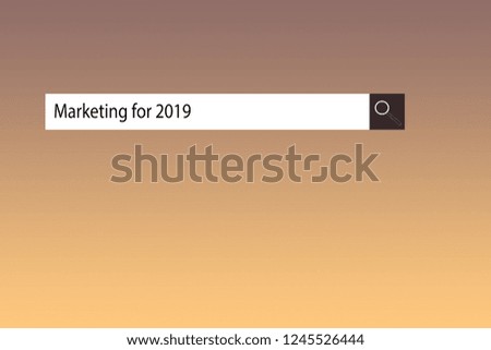 Text sign showing Marketing For 2019. Conceptual photo list of things that got popular very quickly in this year.