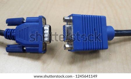 VGA cable for accessories computer.