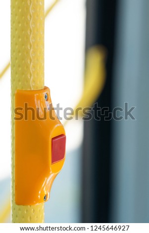 Red switch at pole in bus