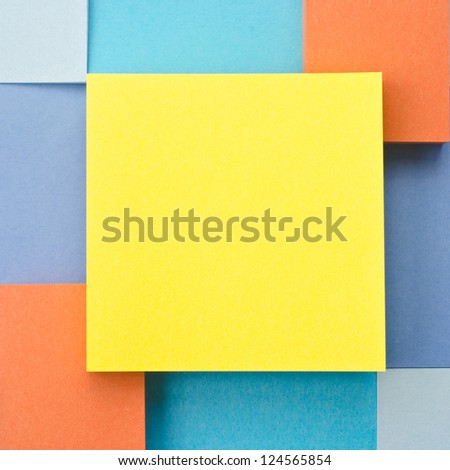 Colorful Square blank background