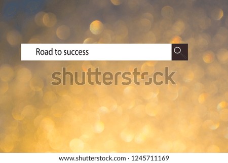 Text sign showing "Road to success". Conceptual photo list of things that got popular very quickly in this year.