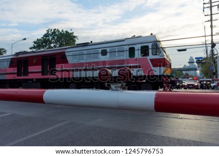 Railroad barrier Thailand