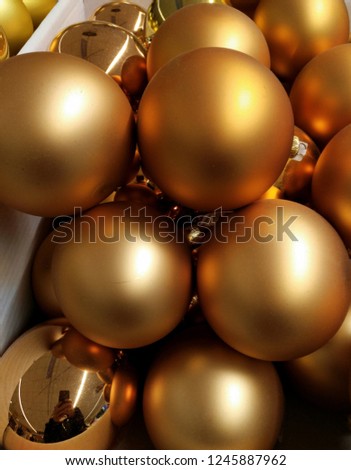 2019. Christmas balls with pictures in the basket. Balls to decorate the tree. Design. Background. New year.