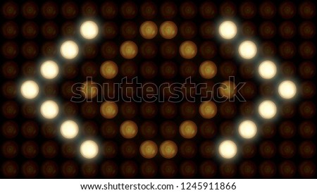 Electric lamps, color abstraction, loop, rombus. Rombus modern virtual led animation background