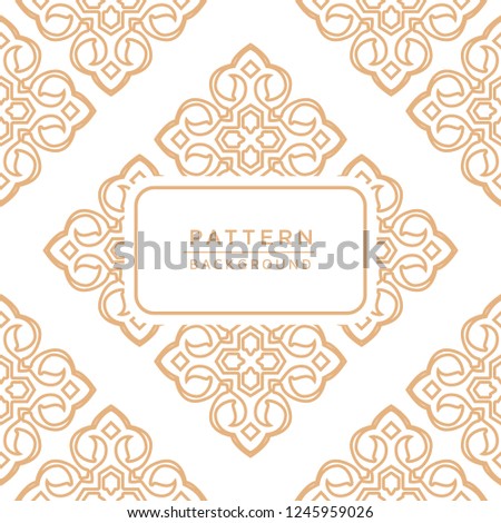 Decorative Elegant ornamental pattern background  for wedding invitation template, Greeting card invitation ornaments.  