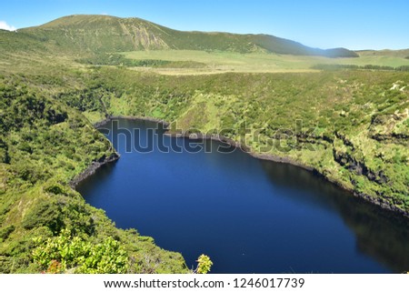 Flores' Crater Blue Lake - Azores Islands, Portugal