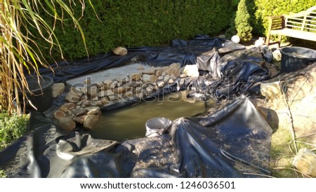 Pond Build in Garden