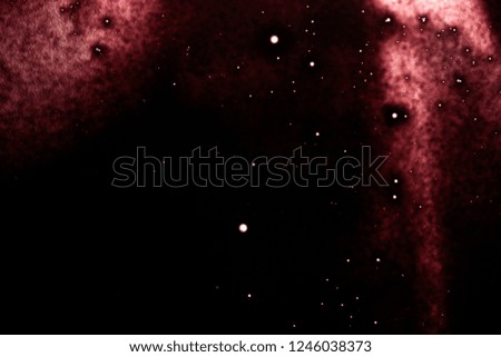 galaxy in space. painted background