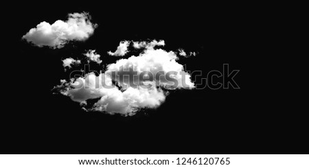 Cloud Stock Footage black background