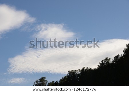 Clouds at the Spanish sky, Costa Blanca, Spain