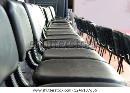 black meeting chair