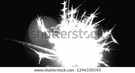 
Sparklers stock image
