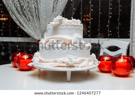 wedding cake close up