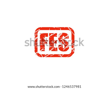 Fes red stamp