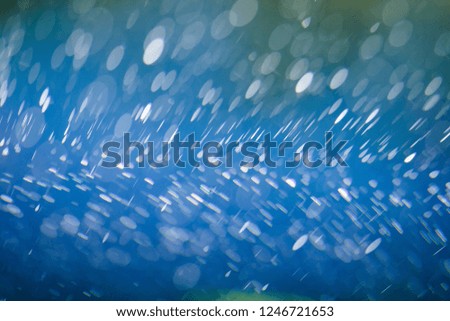 bubbles blue water