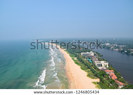 Beach pictures of Bentota in Sri Lanka