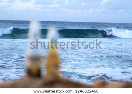 Beers on Surf Beach