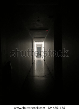 Hallway, lighting, abstract