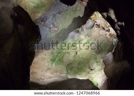 Abstract from a cave for background