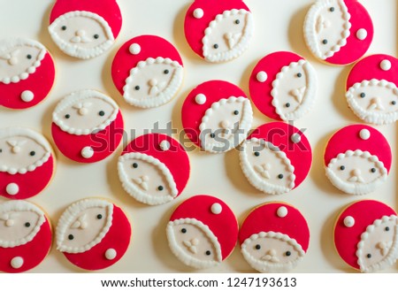 Merry Christmas Santa Claus Cookies
