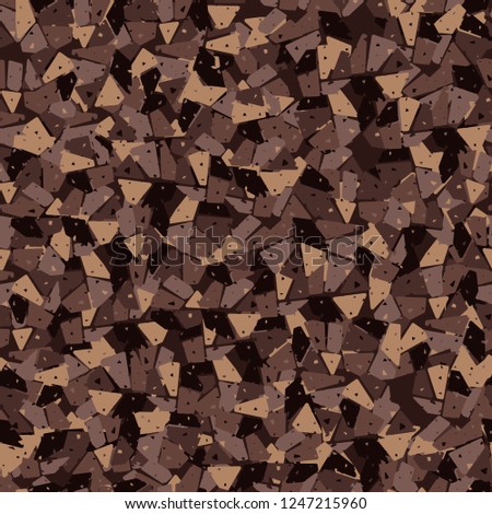 Seamless pattern. Stone-rusty camouflage.
