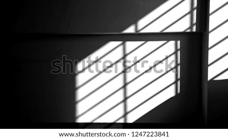 Black and white shadow. Royalty-Free Stock Photo #1247223841