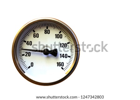 The temperature gauge