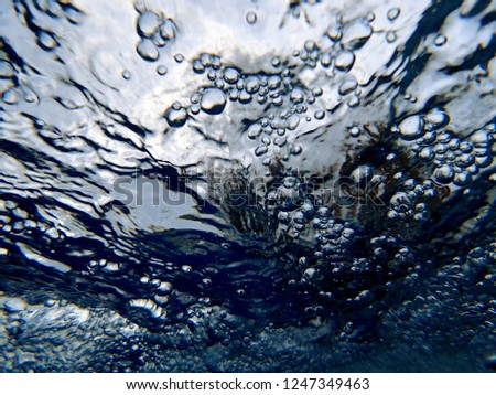 Close up of underwater as background 