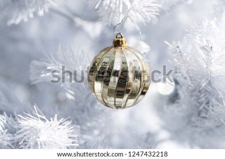 Christmas ball on Christmas Tree