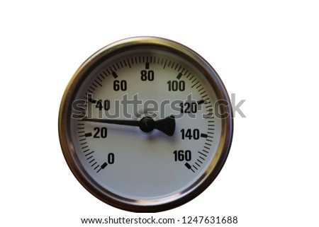 Temperature gauge isolated