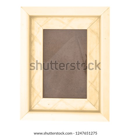 Beautiful color Picture Frame Isolated on white background