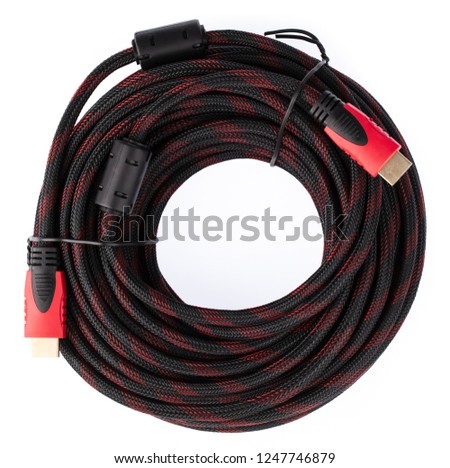 High Speed HDMI Cable V.1.4 M/M 15M isolated on white background