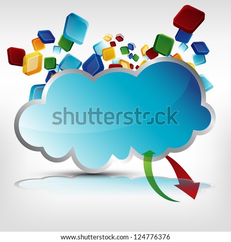 An image of a cloud server.