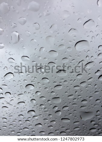 Rainy water background