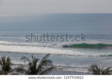 Great Bali waves surfing