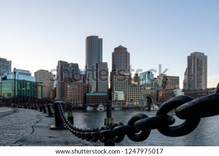 Boston Skyline Downtown Landscape