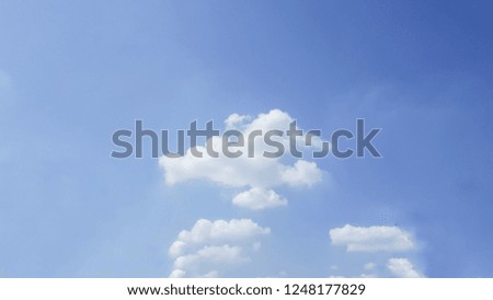 High grain picture of blue sky with clould shape like a bird.