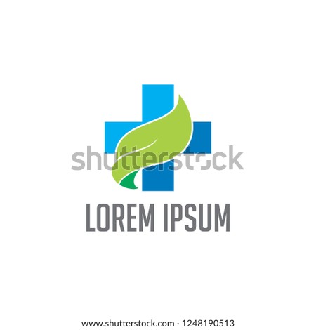 Green health logo template