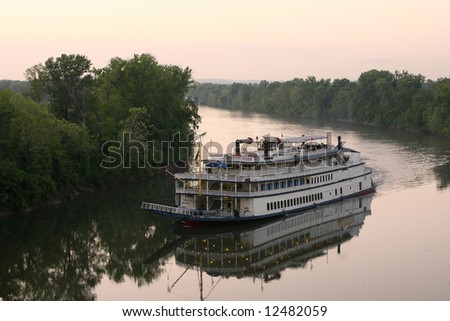 Riverboat on the Cumberland Royalty-Free Stock Photo #12482059