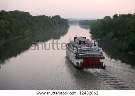 Riverboat on the Cumberland Royalty-Free Stock Photo #12482062