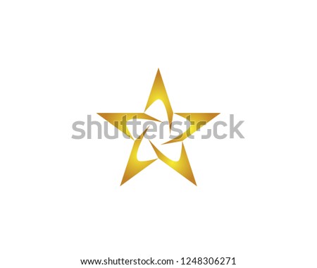 Star logo icon illustration
